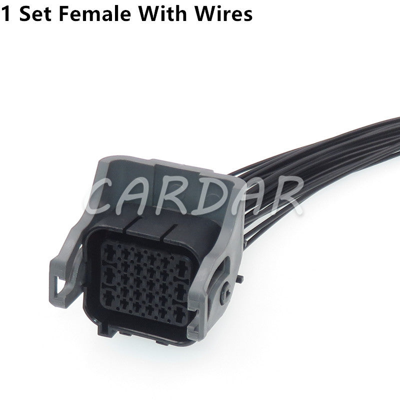 26 Pin Automotive Waterproof Sealed Socket Car Male and Female Docking Wire Connector 1897009-2 1897013-2