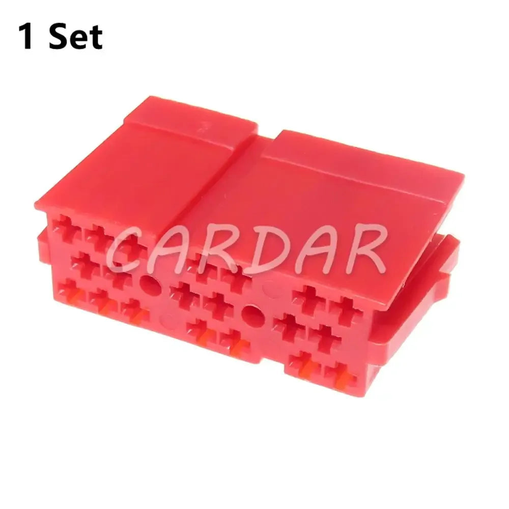 20 Pin Red Automobile Replacement Socket Parts Car Electric Cable Unsealed Connector Auto Adapter