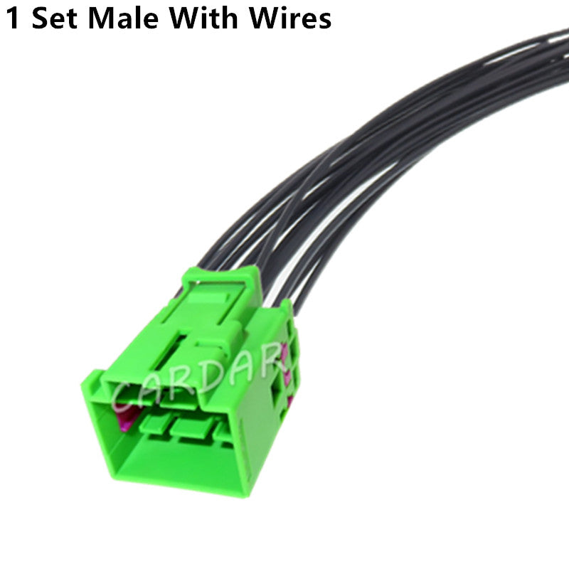 17 Pin Auto Wiring Harness  Hybrid Connector Car Large Current Socket For VW Audi Automobile Seat Unsealed Plug