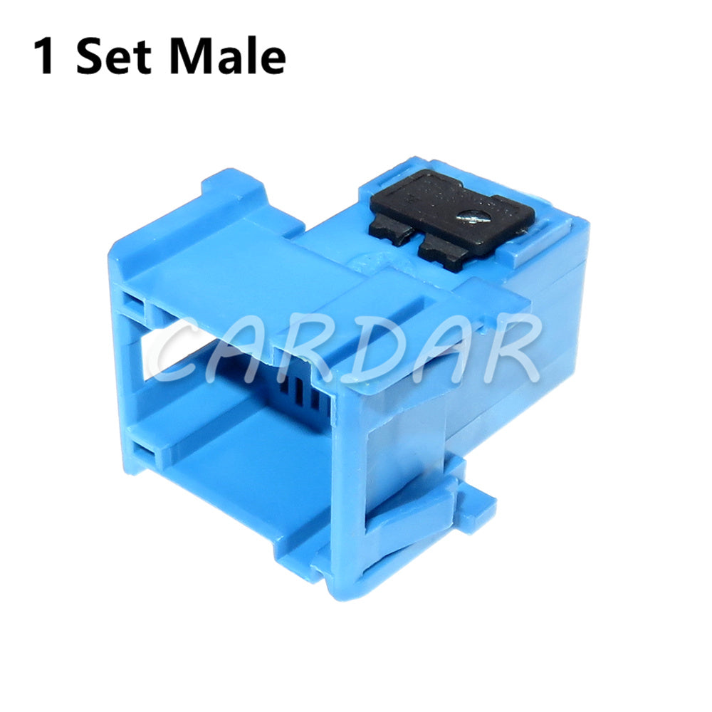 9 Pin 3.5 Series Blue Auto Power Amplifier Wiring Socket Unsealed Connector 6-968971-1 967635-1 3-967626-1