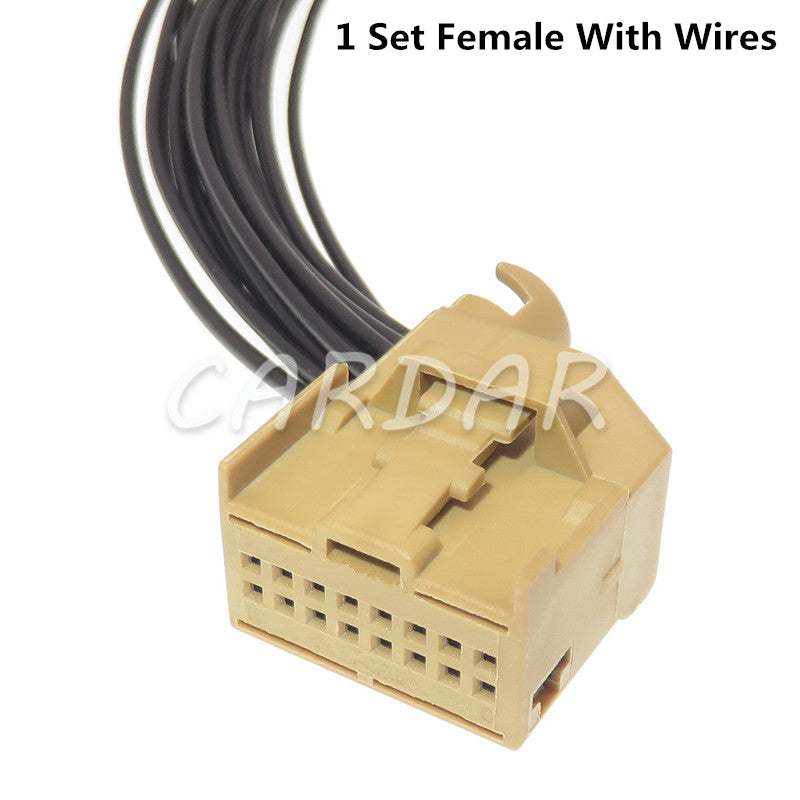 16 Pin 8E0 972 416 A Auto Reversing Radar Wire Socket Parking Module Connector 8E0972416A For Audi VW