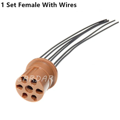 6 Pin Automotive Connector Plug Round Electrical Car Socekts