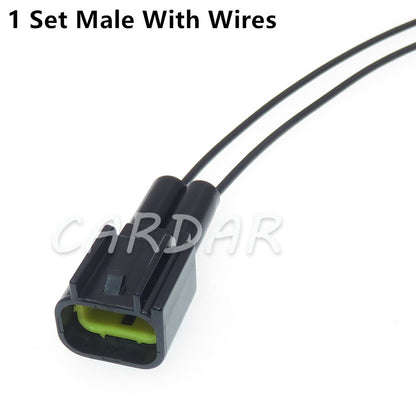 2 Pin FW-C-2F-B FW-C-2M-B Ignition Coil Socket Automotive Connector Wire Harness Waterproof Plug For Ford Focus