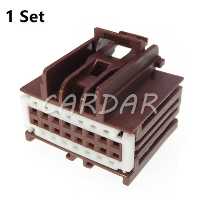 16 Pin Auto Anti-glare Inner Rearview Mirror Wire Cable Unsealed Socket Car Connector Accessories 7283-9078-80