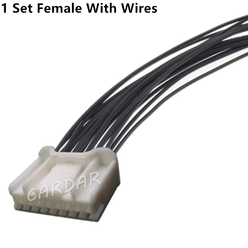16 Pin Automotive Plastic Housing Unsealed Socket Car Cable Connector Auto Modification Plug Accessories