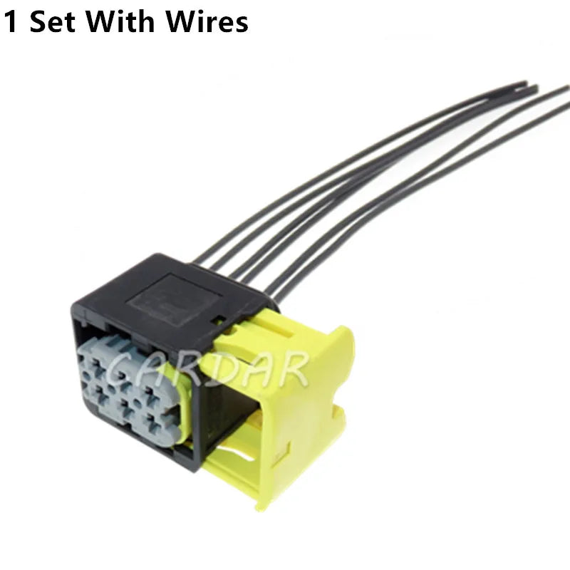 6 Pin 2-1418437-1 3.5 Series Auto Modification Wire Connector Grey Car sealed Plug Auto Accessories
