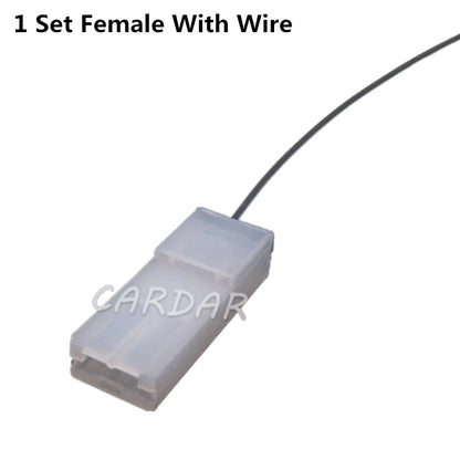 1 Pin 6.3 Series Automobile Unsealed Connector Car Plastic Plug Cable Wire Socket With Terminal