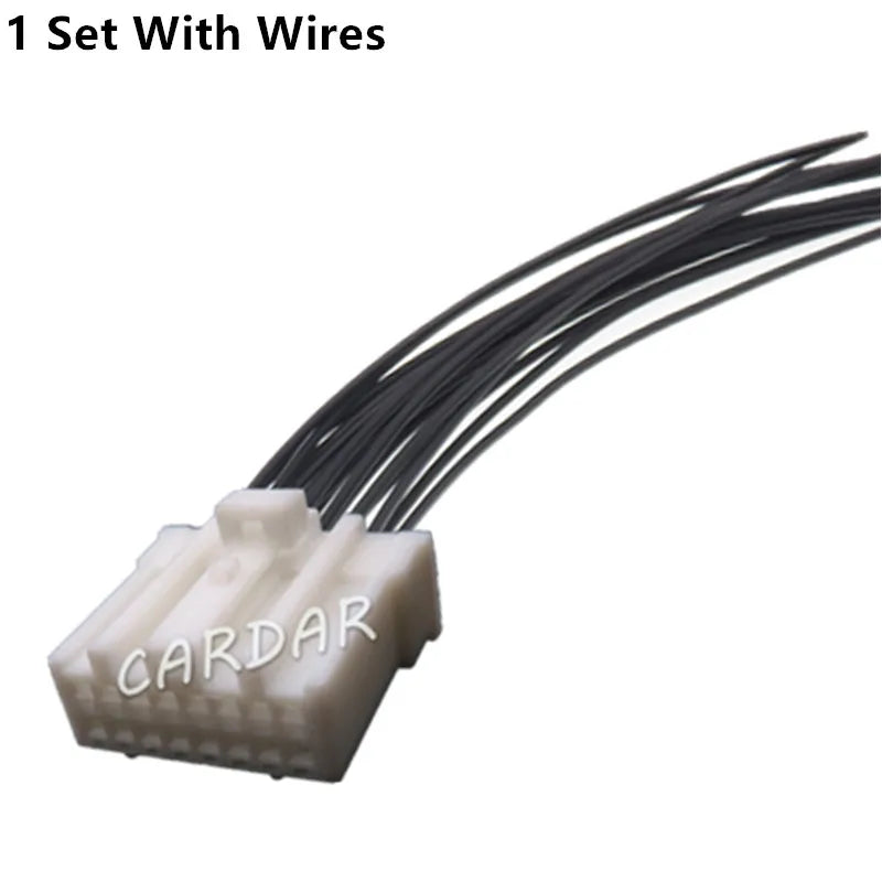 16 Pin White Automobile Adapter Car Electric Wiring Harness Socket Auto Unsealed Connector With Terminal