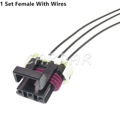 3 Pin 1212961 / 12129615 12110293 Metri-Pack 150 Auto Wire Connector Front Lamp Light Socket For CHEVROLET