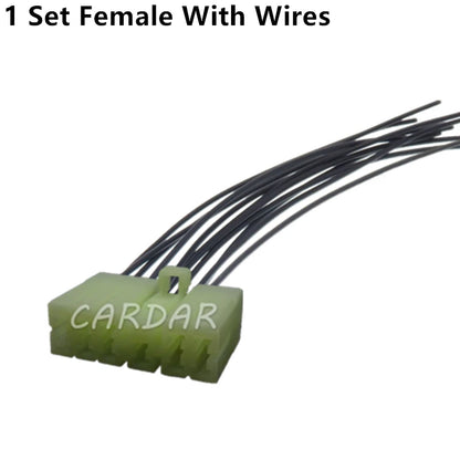 11 Pin/Way Car Connector Audio Wire Socket With Terminal 11P Connectors