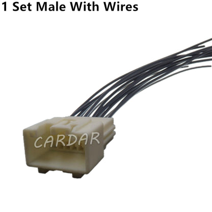 14 Pin 6098-3450 Automotive Connector Electrical Wire Socket With Terminals