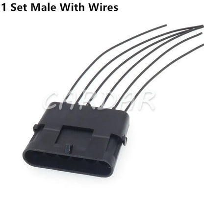 6 Pin 12015799 12010975 Auto Accelerator Pedal Plug For Delphi Electrical Car Connector