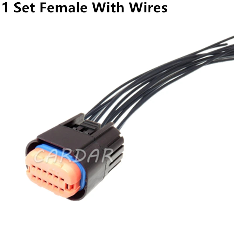 12 Pin 1 Series Unsealed Socket MX23A12XF1 Auto Electric Wiring Connector MX23A12SF1 Car Male Female Docking Plug