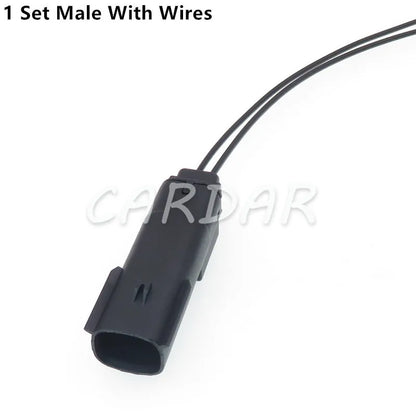 2 Pin 33471-0201 33481-0201 Auto Lamp Socket Automotive Temperature Sensor Connector For BUICK EXCELLE VERANO