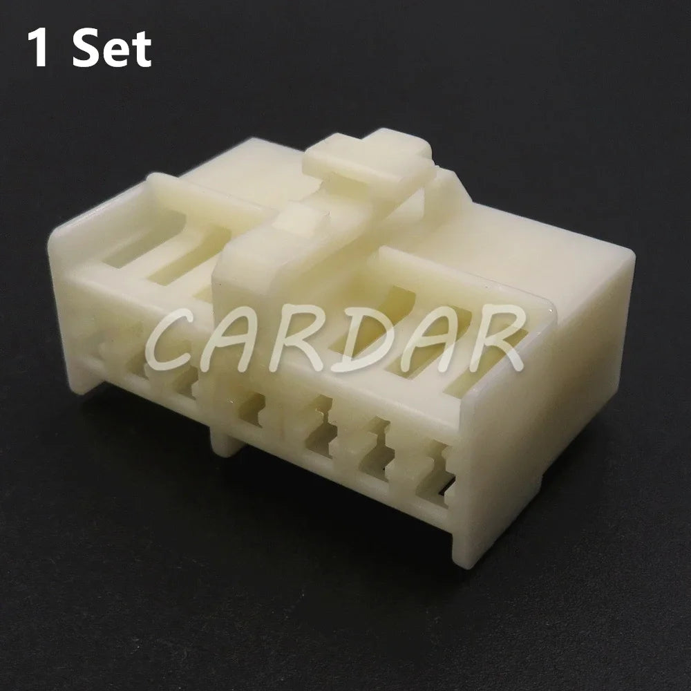 13 Pin 1 Series White Automobile Unsealed Plug Car Plastic Housing Electrical Socket Auto Wiring Connector