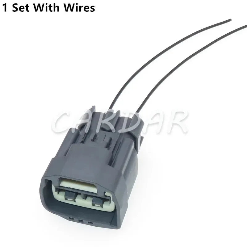 2 Pin 9.5mm Electronic Booster Pump Plug Plastic Waterproof Wiring Cable Connector For Ford Focus