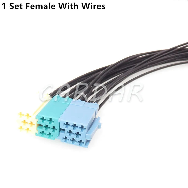 20 Pin Universal Mini ISO Radio Socket ISO Adapter Connector Car Radio Connectors Wiring Plug For Cars VW Audi Skoda