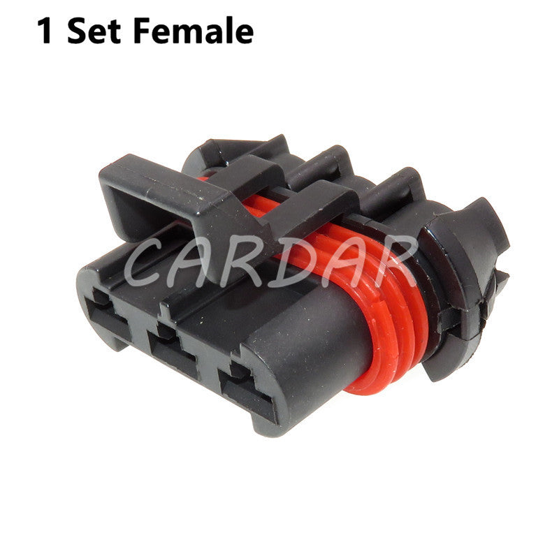 3 Pin 12124685 15358681 Waterproof Automotive Cooler Fan Socket Auto Connector For BUICK Haval H3