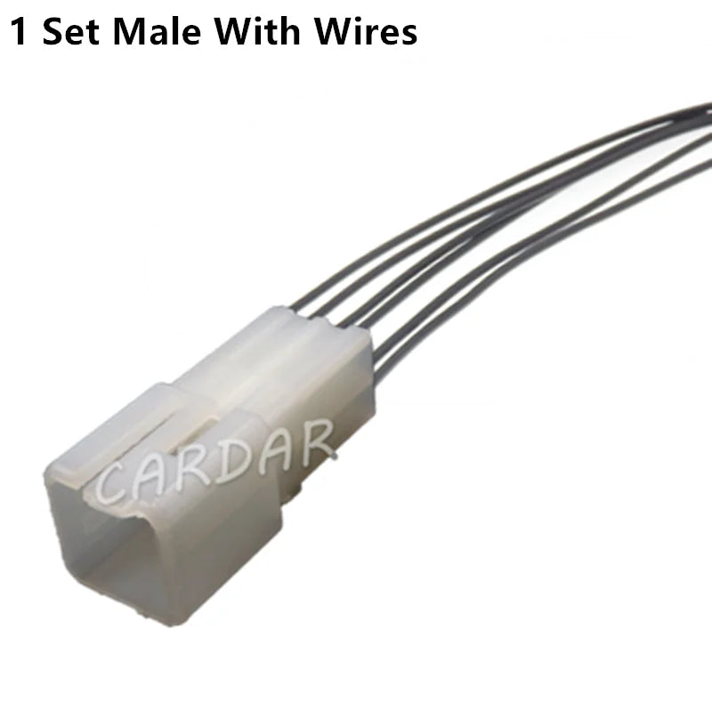 6 Pin 2 Series Automobile Taillight Holder Wiring Male Plug Car Female Socket Unsealed Adapter 7123-1460 6242-5061