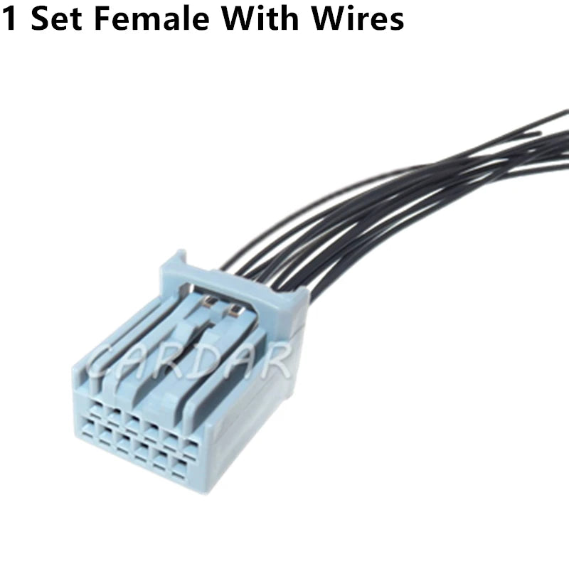 12 Pin 0.7 Series Miniature Car Wiring Connector MX34012SF1 MX34012NF1 Auto Multimedia CD Navigation Host Unsealed Socket
