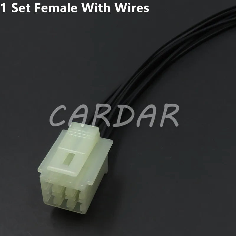 6 Pin 6090-1218 6090-1149 Electrical Motorcycle Cable Harness Connector Socket With Terminals
