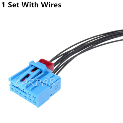 8 Pin 1.5 Series Blue Auto Unsealed Socket Car Plastic Housing Wiring Connector For VW Audi 1K8 972 928 B
