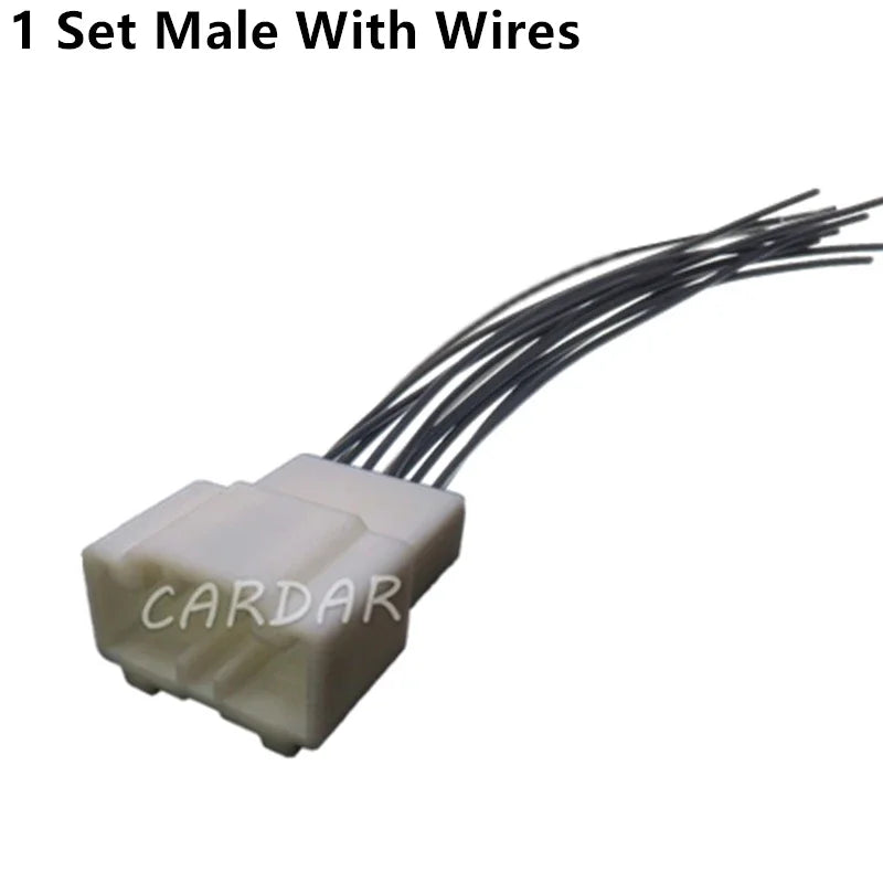 12 Pin 0.7 2.2 Series Automobile Reading Lamp Wiring Harness Composite Socket For Toyota 90980-12813 6098-6083 6098-6055