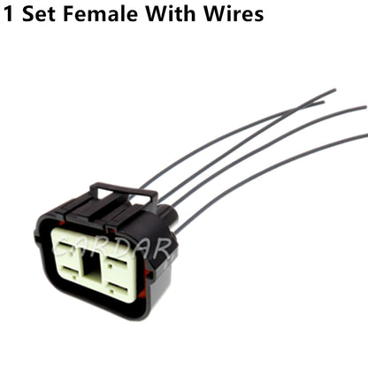 4 Pin 344074-1 344080-1 Waterproof Plug Electrical Auto Connectors 6.3mm Wire Socket