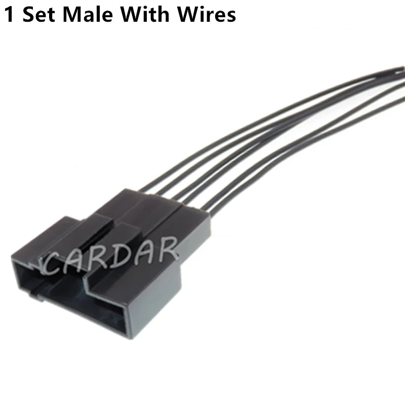6 Pin 1.5 3.5 Series Automobile Wire Harness Unsealed Socket Black Car Modification Composite Connector
