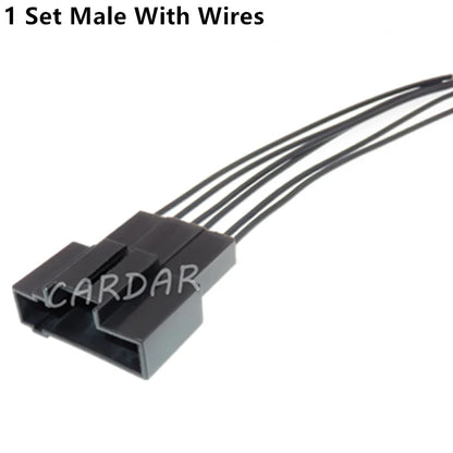 6 Pin 1.5 3.5 Series Automobile Wire Harness Unsealed Socket Black Car Modification Composite Connector