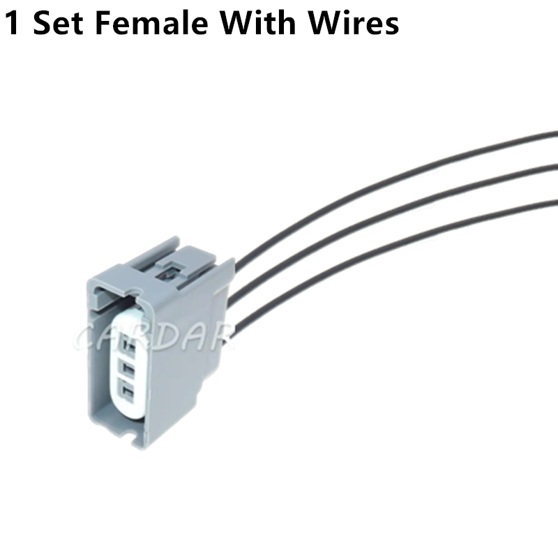 3 Pin 2.2 Series Car Wire Cable Harness Sealed Connector Auto Waterproof Plastic Housing Socket