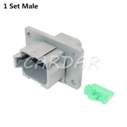 8 Pin DT04-8P-L012 DT06-8S Auto Large Current Power Sealed Connector With Flange Wiring Terminal Socket