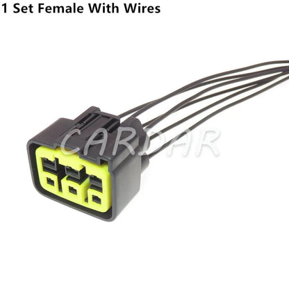 6 Pin FSW-C-6F-B Wire Harness PCB Socket Waterproof Automotive MotoCycle Connector