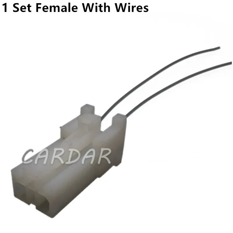 2 Pin 2mm Auto Socket Automotive Electrical Connector Plastic Plug