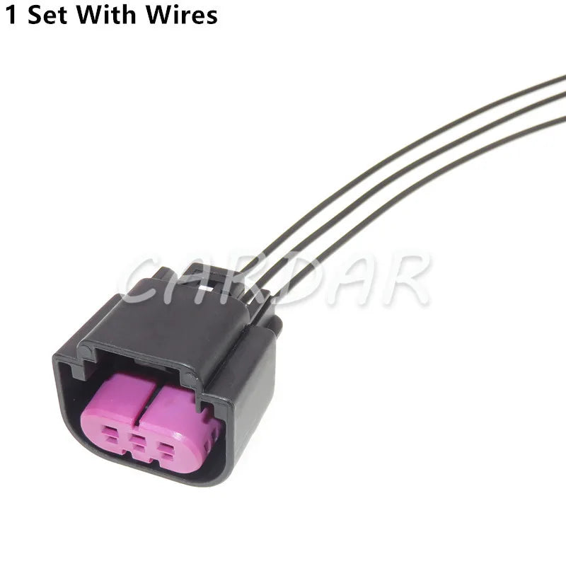 3 Pin 13511131 Auto Crankshaft Position Sensor Plug Waterproof Automotive Knock Sensor Harness Socket For BUICK