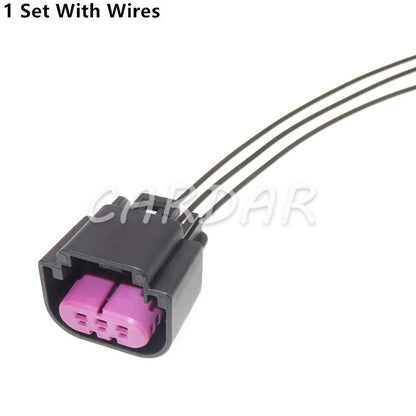 3 Pin 13511131 Auto Crankshaft Position Sensor Plug Waterproof Automotive Knock Sensor Harness Socket For BUICK