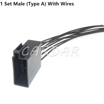 8 Pin Universal Car Radio ISO Connector Radio Socket Adapter Wiring Plug For Cars VW