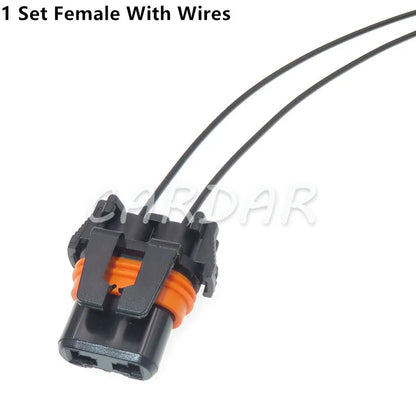 2 Pin 12059183 12059181 DJ9006 9006 Automotive Waterproof AC Power Wiring Connector HID Cable Plug Light Socket For Car