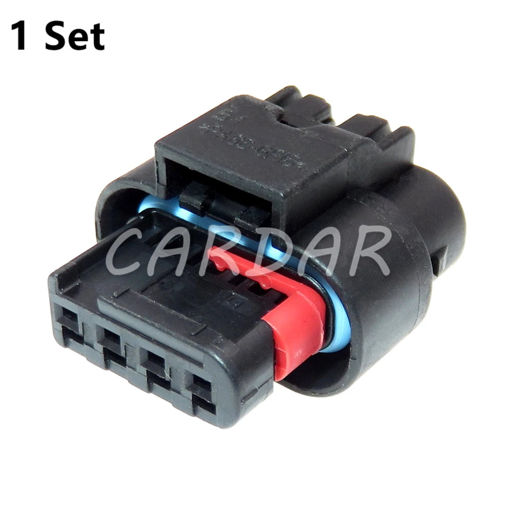 4 Pin 1.2 Series High Quality Black Automotive Oxygen Sensor Wiring Harness Waterproof Socket