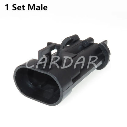 2 Pin 6.3mm Socket 15363990 15363993 15344054 Auto Fan Radiator Connector For BUICK Toyota Map Sensor Connector