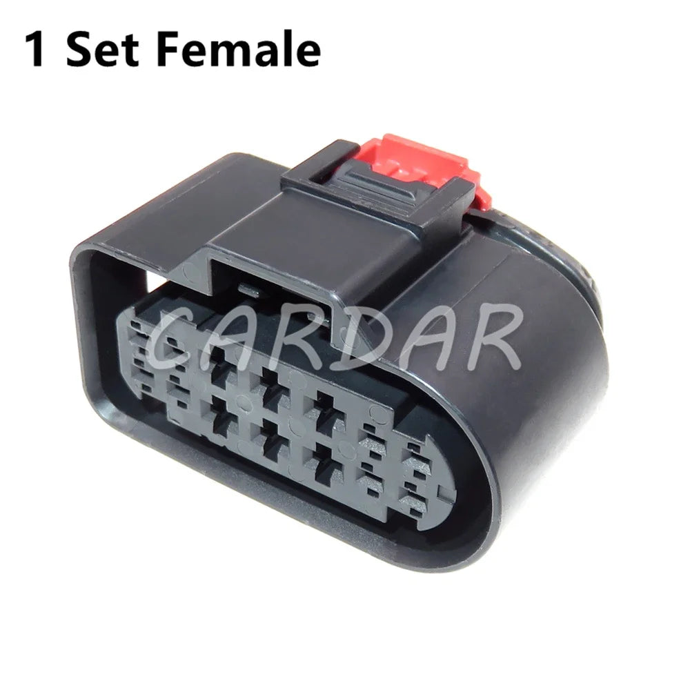 14 Pin Automotive Wiring Terminal Composite Connector 1304487040 8W0973737 Waterproof Electrical Socket Car Unsealed Plug