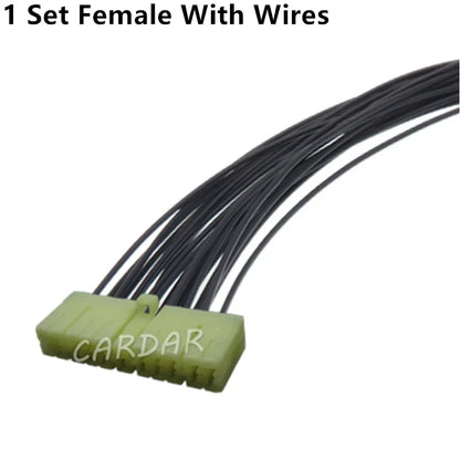 21 Pin Automobile Wire Harness Socket 172510-1 172501-1 Car Electrical Connector Auto Unsealed Adapter