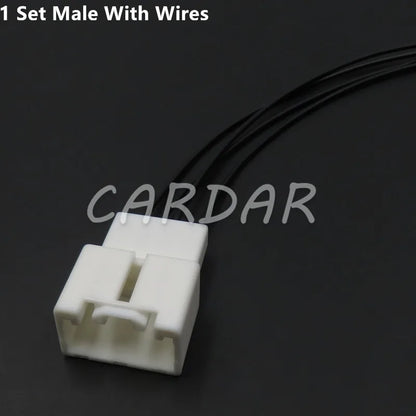 4 Pin 2.8 Series 7183-4347 Automobile Woofer Horn Plastic Housing Unsealed Wire Socket For Ford Mondeo Mazda