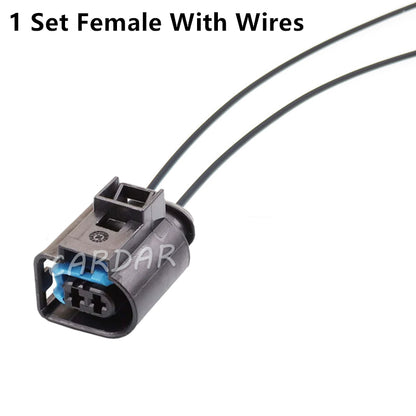 2 Pin 3.5mm 4D0971992A Electrical Auto Cable Wire Waterproof ConnectorFor VW Horn Plug