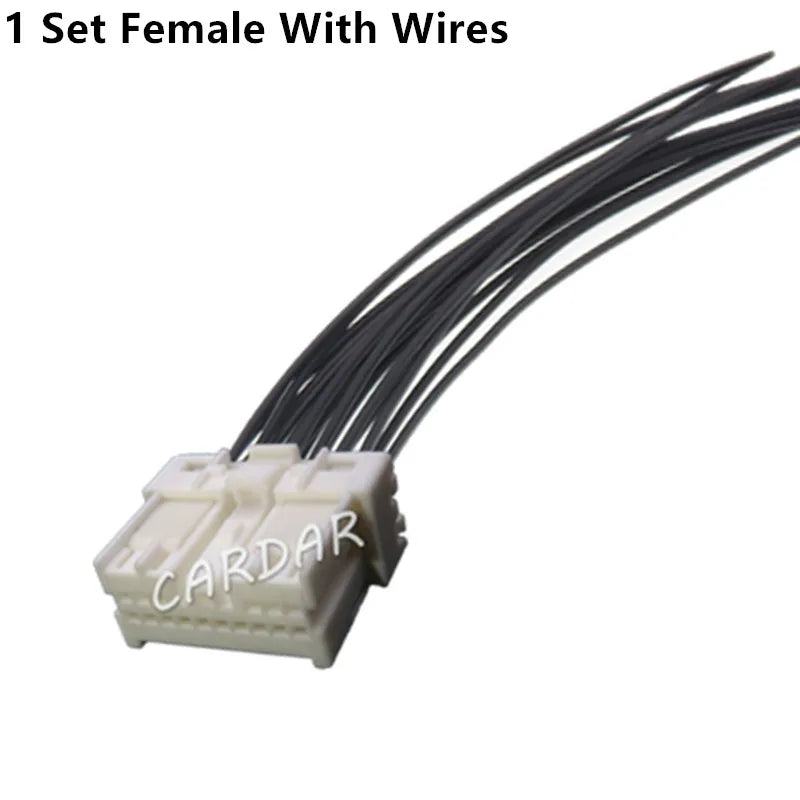 16 Pin 7282-8665 7283-8665 Car Navigation Cable Harness Unsealed Connector Male Plug Female Socket