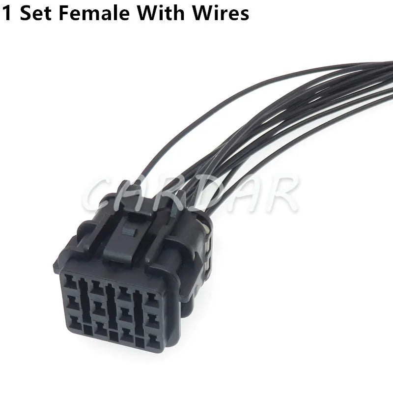 12 Pin MG640348 MG610346-5 Excavator Accelerator Pedal Motor Harness Socket Auto Cable Plug Waterproof Connector