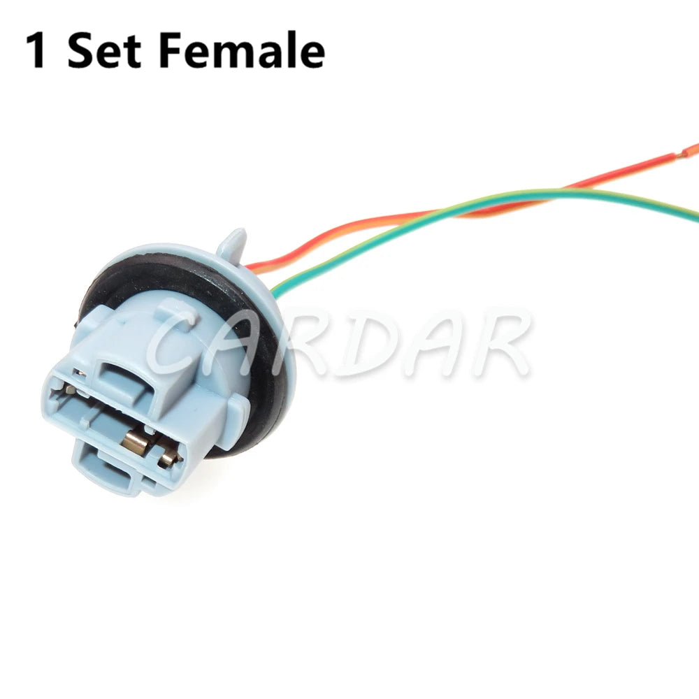 2 Pin T20 W21W 7440 LED Bulb Holder LED Socket Adapter Connector LED Parking Side Light Lamp Wiring Harness Adaptor Socket