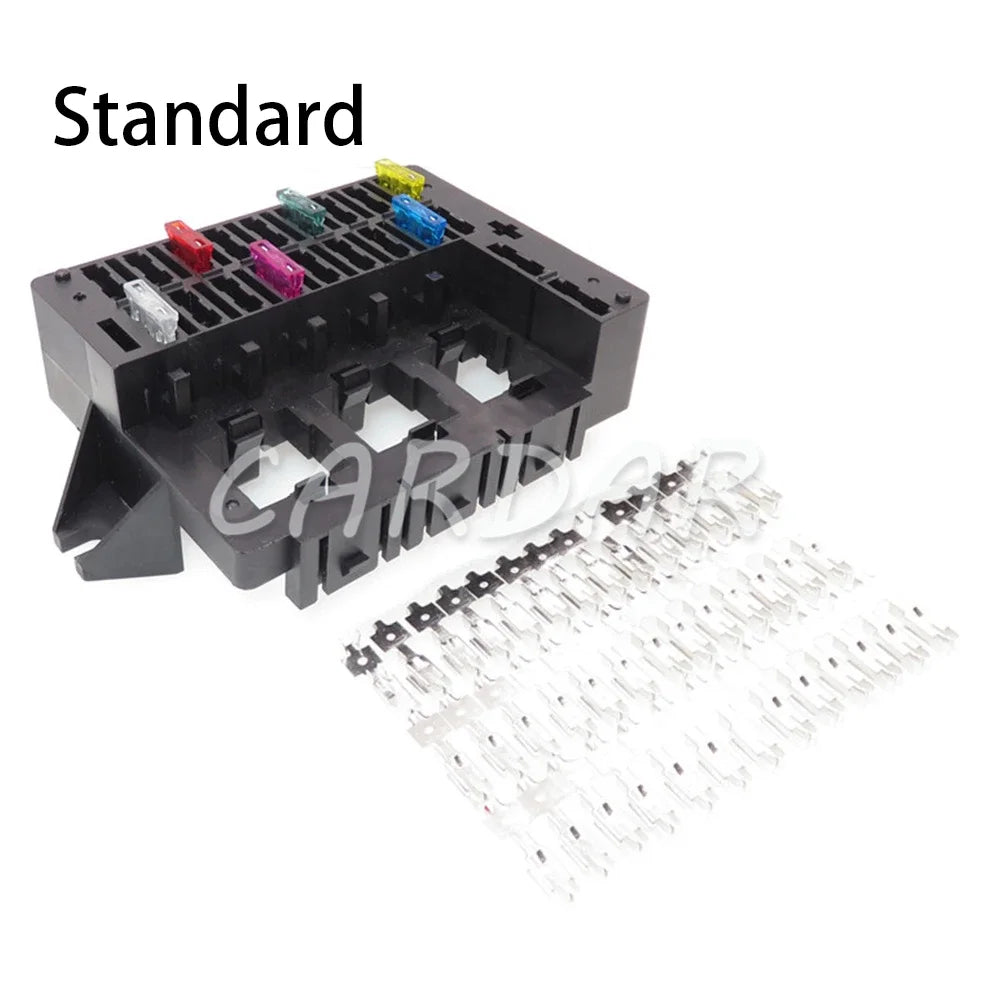 20 Way Medium Blade Fuse Holder for Auto Car Truck Trailer Middle Fuse Block Automobile Multi-way Fuse Box