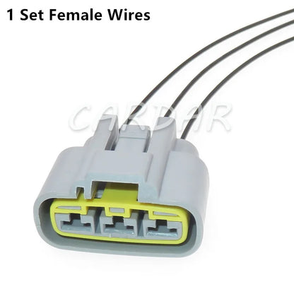 3 Pin QLW-A-3F-B QLW-A-3F-GR Waterproof Connector Automotive Electrical Sealed Plug Auto Fan Cable Socket