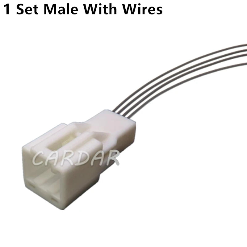 4 Pin 0.7 Series Miniature Car Rearview Mirror Male Female Wire Harness Socket 6098-1116 6098-1120